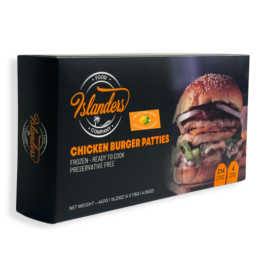Jalapeno Cheddar Chicken Burger Patties
